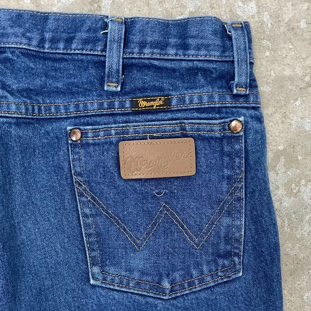 Vintage Wrangler Jeans 36x30 Blue Pants Slim 936 Cowboy Western Denim Work‎ C283